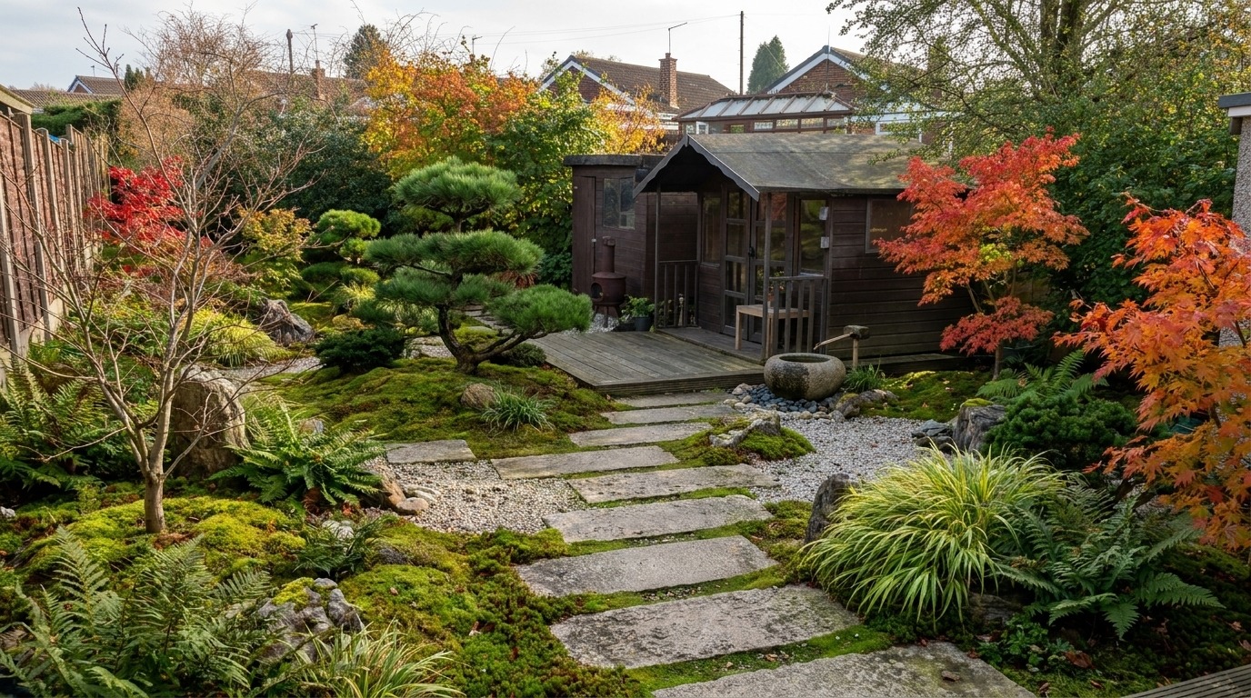 Japanese garden style example