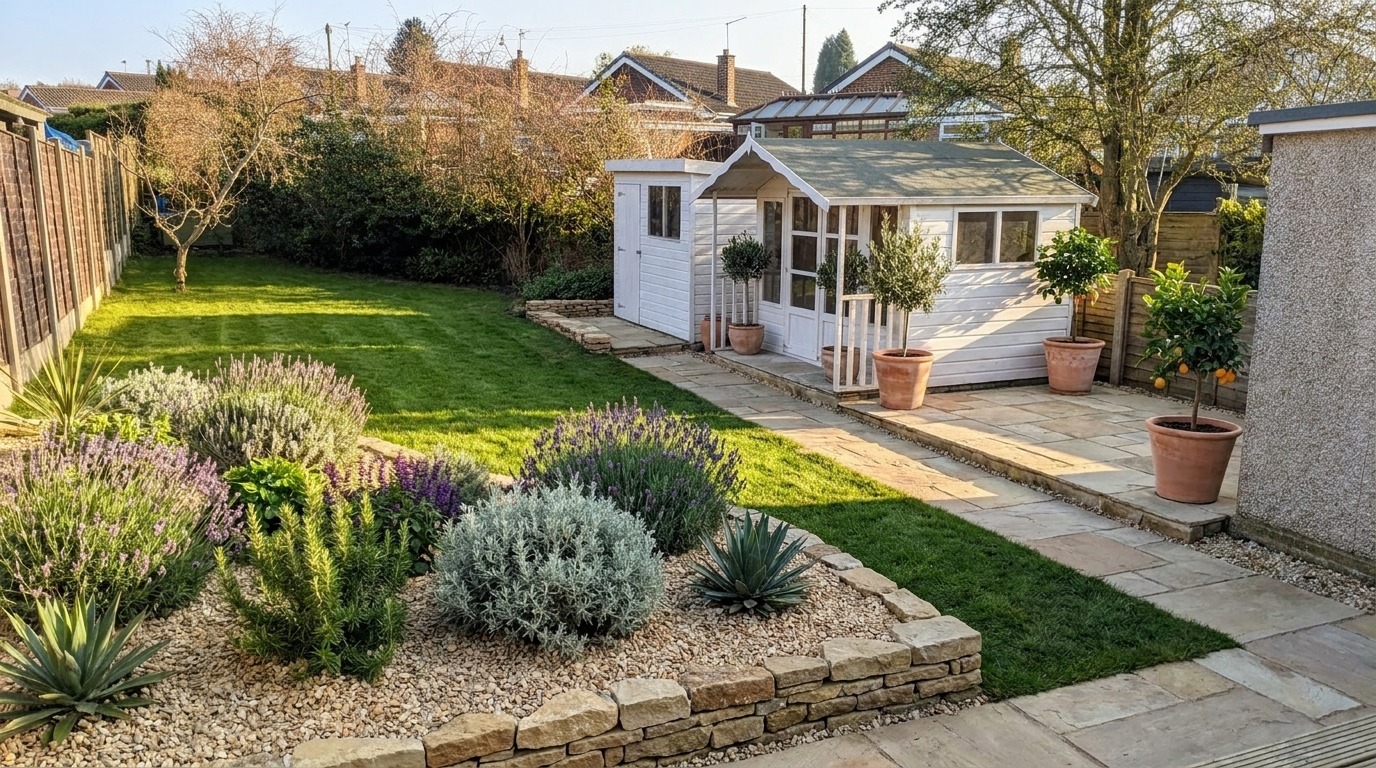 Mediterranean garden style example