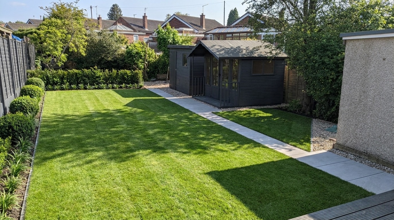 Minimal garden style example