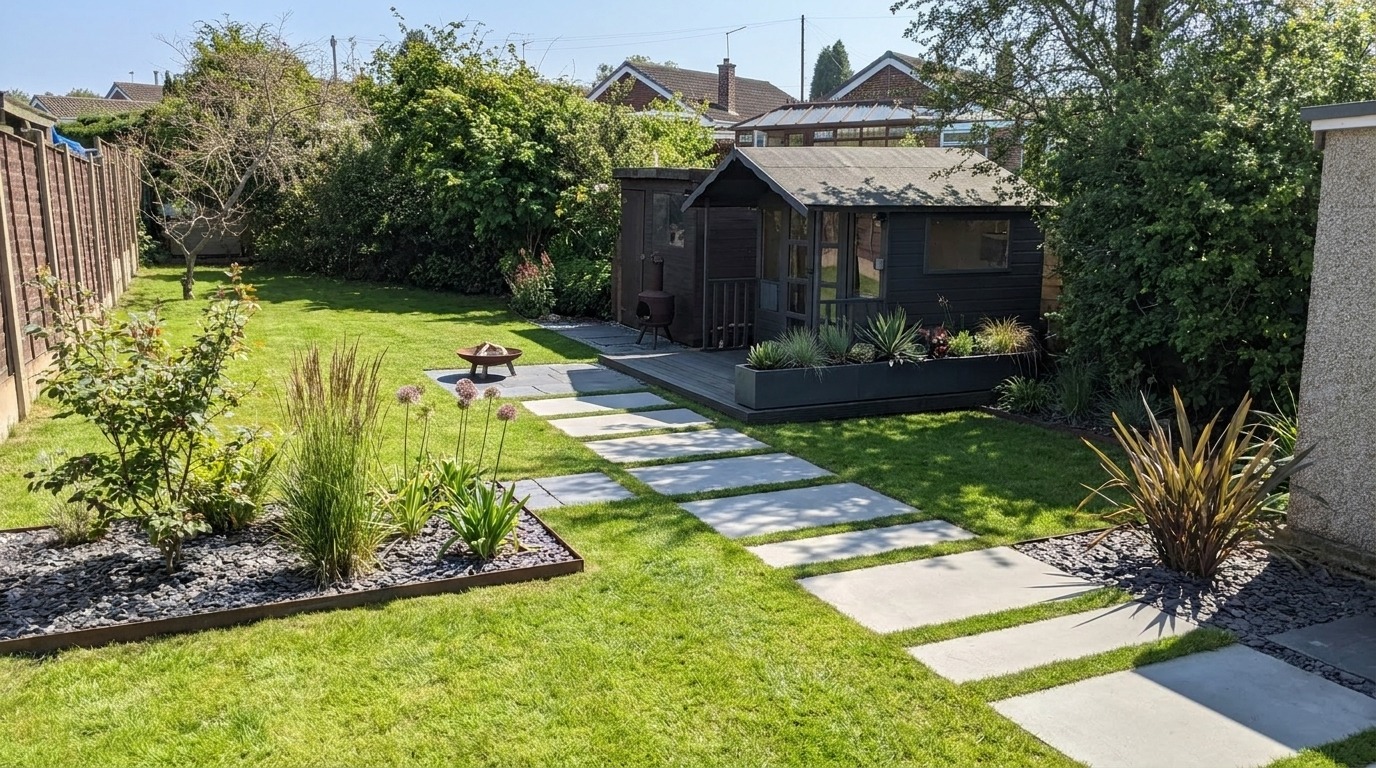 Modern garden style example