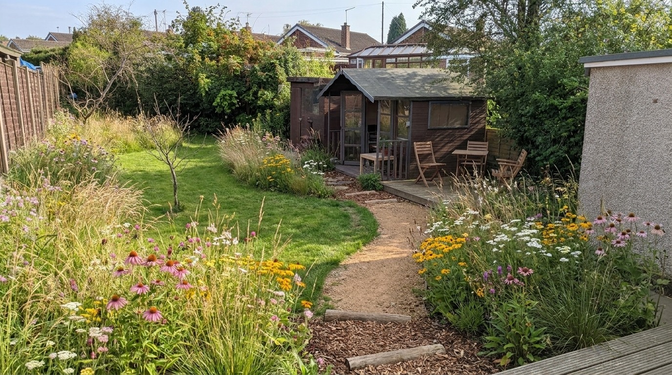 Wild naturalistic garden style example